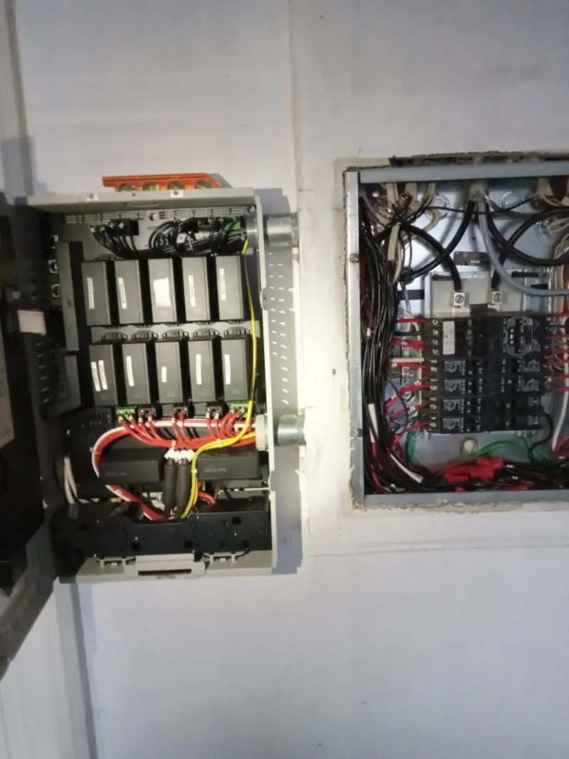 Electrical panel upgrade completed for Ring Doorbell Installation in Bunker Hill Village